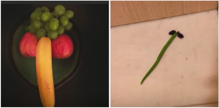 Evidence of Kate Beckinsale's fruit arrangements. 