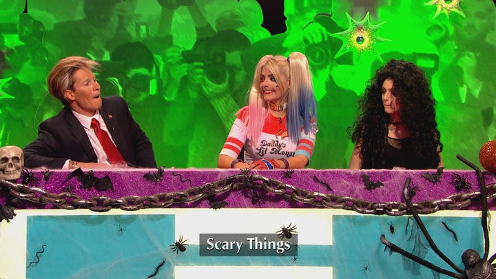 <strong>Holly had Joey Essex, dressed as Donald Trump, and Cher Lloyd, as actual Cher, on her team </strong>