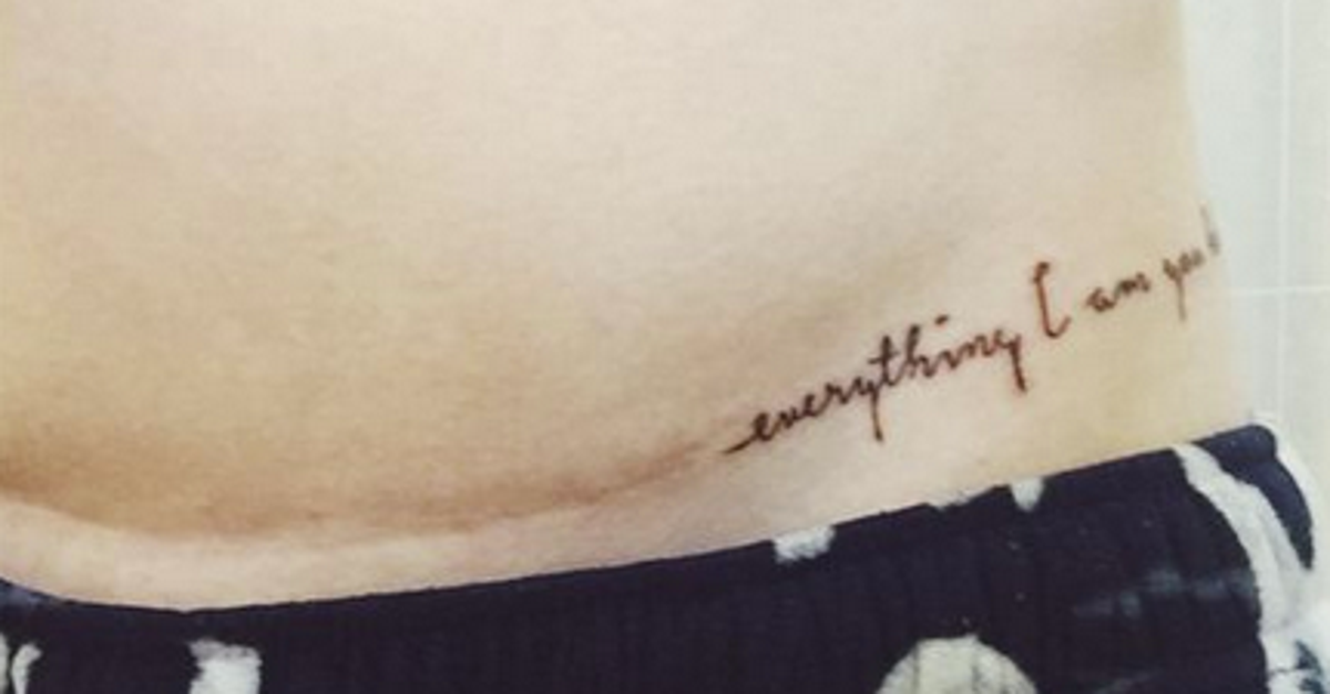 9 CSection Scar Tattoos That Perfectly Celebrate Mum Bodies