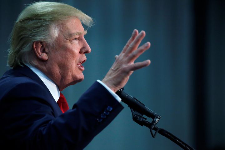 Republican presidential nominee Donald Trump attends a campaign event in Springfield, Ohio, U.S., October 27 2016.