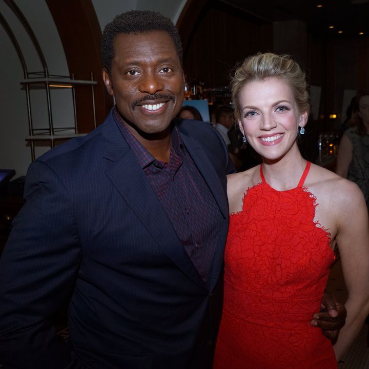 <p>NBCUNIVERSAL EVENTS -- "One Chicago Day" -- Pictured: (l-r) Eamonn Walker, "Chicago Fire" and Kara Killmer, "Chicago Fire" at the "One Chicago Day" Party at Swift & Sons Steakhouse in Chicago, IL on October 24, 2016 </p>