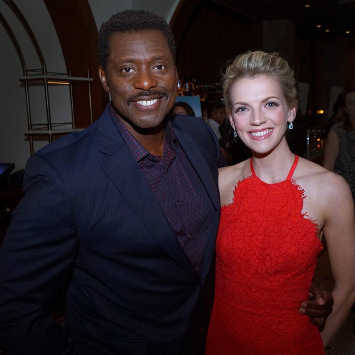 NBCUNIVERSAL EVENTS -- "One Chicago Day" -- Pictured: (l-r) Eamonn Walker, "Chicago Fire" and Kara Killmer, "Chicago Fire" at the "One Chicago Day" Party at Swift & Sons Steakhouse in Chicago, IL on October 24, 2016 