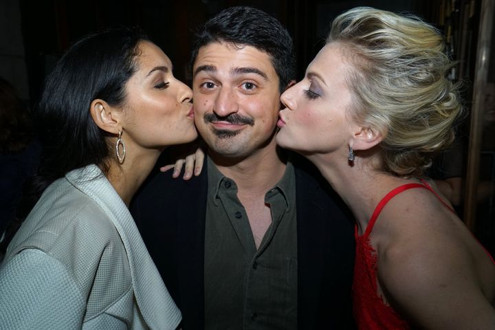 NBCUNIVERSAL EVENTS -- "One Chicago Day" -- Pictured: (l-r) Miranda Rae Mayo, "Chicago Fire", Yuri Sardarov, "Chicago Fire", and Kara Killmer, "Chicago Fire" at the "One Chicago Day" Party at Swift & Sons Steakhouse in Chicago, IL on October 24, 2016