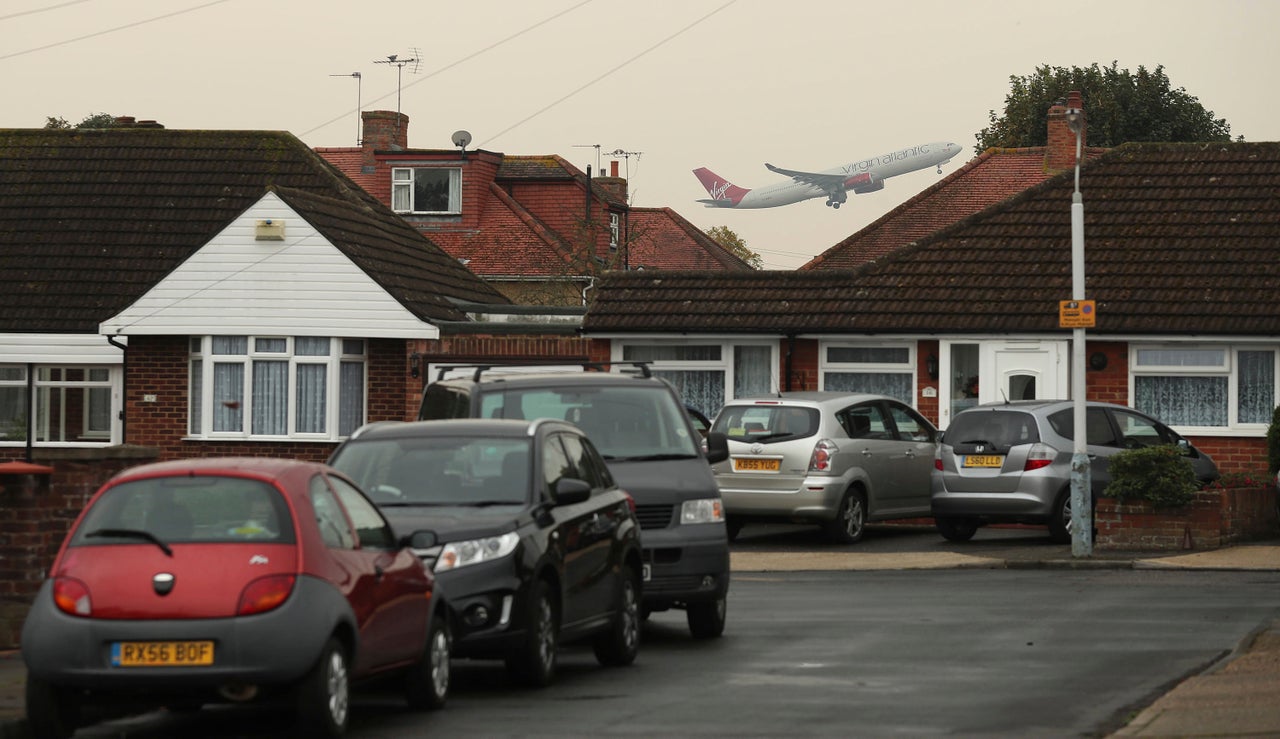 Houses earmarked for demolition are situated around 1km from the current Heathrow runways