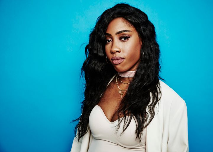 Sevyn Streeter poses for a portrait at the Beverly Hilton Hotel in July.