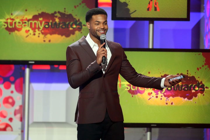 Host King Bach speaks onstage during the 6th annual Streamy Awards. Bach is one of the <a href="http://www.businessinsider.com/king-bach-is-now-vines-most-popular-celebrity-and-he-has-big-plans-for-hollywood-2015-3" target="_blank" role="link" data-ylk="subsec:paragraph;itc:0;cpos:__RAPID_INDEX__;pos:__RAPID_SUBINDEX__;elm:context_link">most popular stars on Vine</a>.