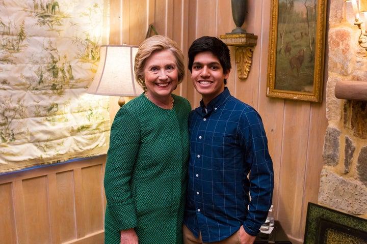 Me with our next President. 