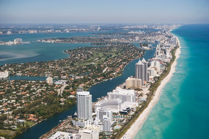 Miami, Florida is among the U.S. cities already battling rising seas. 