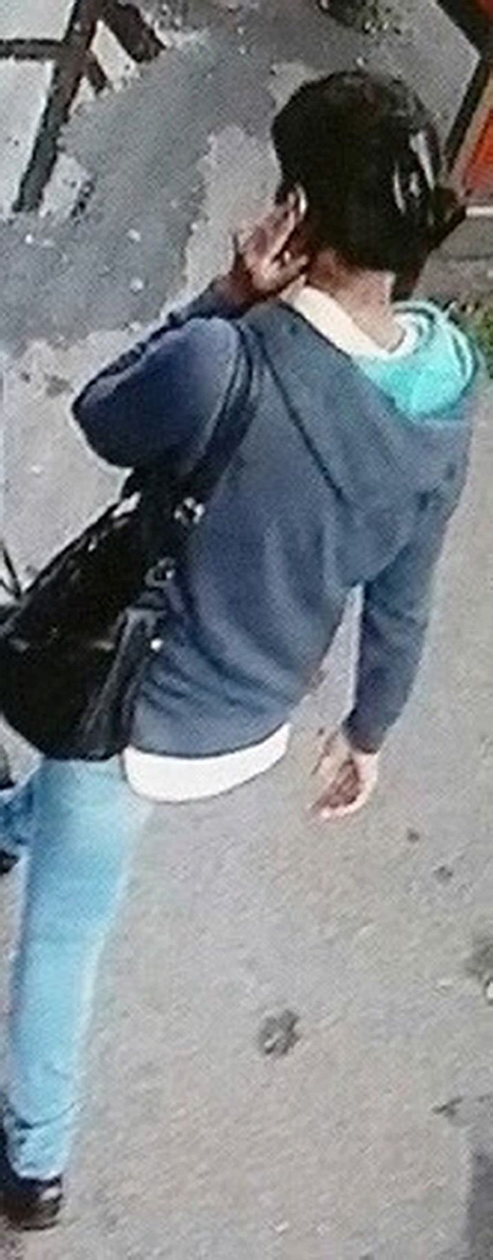 Police are yet to locate Kaur's black handbag seen in this image of her on the day before she went missing 