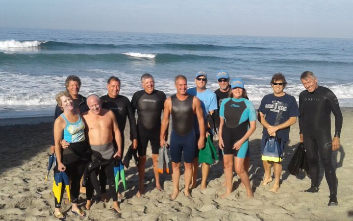 Some Del Mar BodySurfing Club Participants