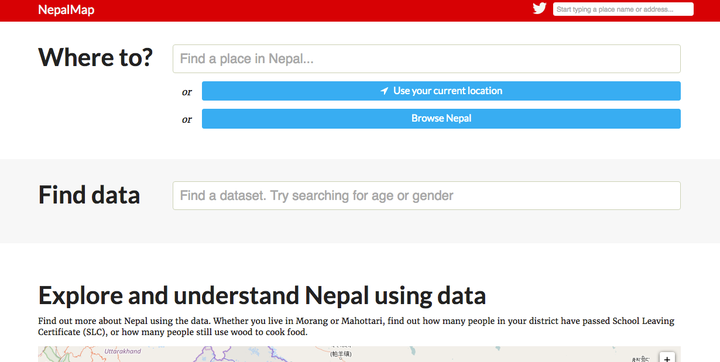 NepalMap: Data about Nepal at your fingertips