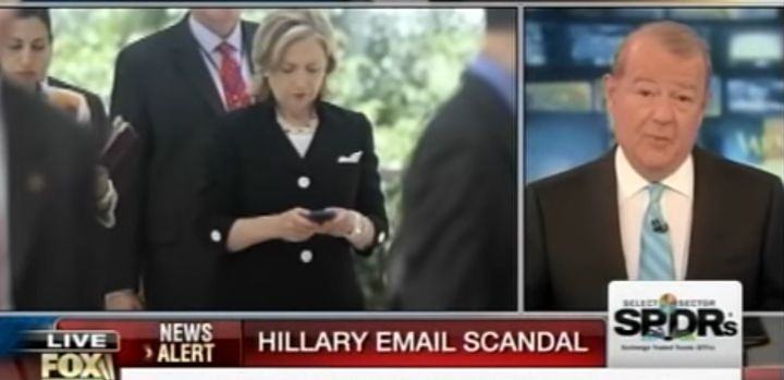 <p>Illustrative national media coverage of the Hillary Clinton email scandal.</p>