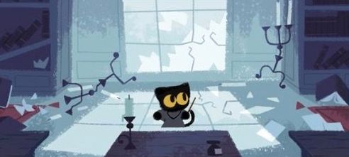 Google's Halloween Doodle Is An Addictive New Game You Can Play Right Meow | HuffPost