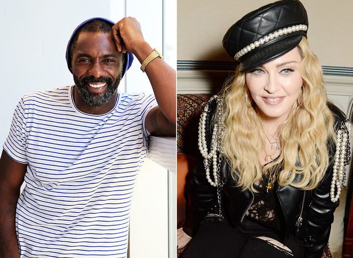 <strong> Idris Elba and Madonna</strong>