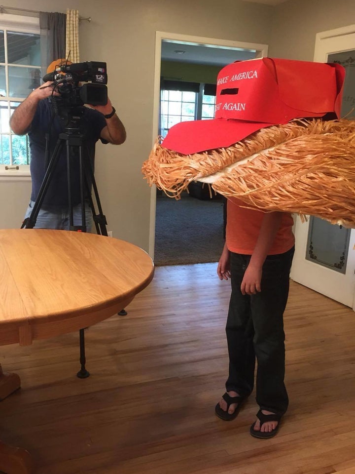 Scariest Halloween Costume Ever Donald Trump S Hair Huffpost Life