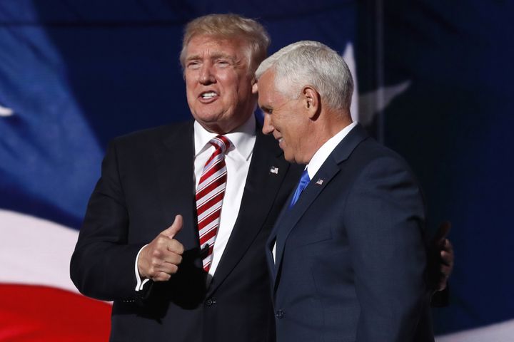 Donald Trump and Mike Pence have both acted to shield their electronic communication from the public eye.