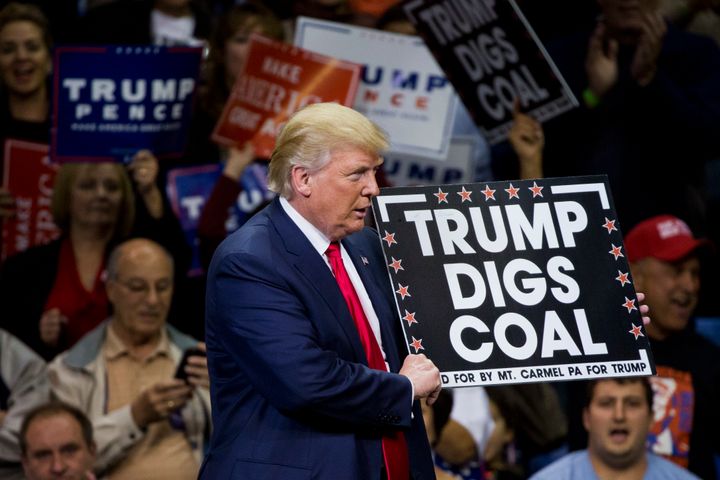 Donald Trump has made a strong appeal in economically-struggling coal country, many of whose voters see renewable energy as the enemy. 