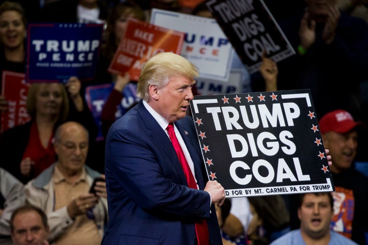 Donald Trump has made a strong appeal in economically-struggling coal country, many of whose voters see renewable energy as the enemy.