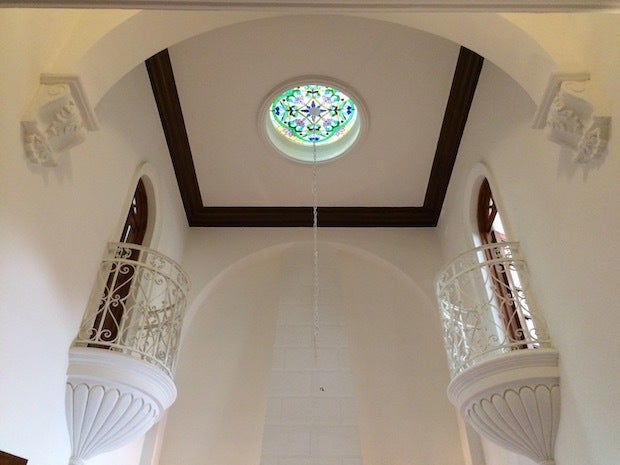 Historic architecture at Condesa Haus in Mexico City.