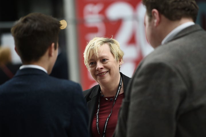 Angela Eagle at the party conference in Liverpool