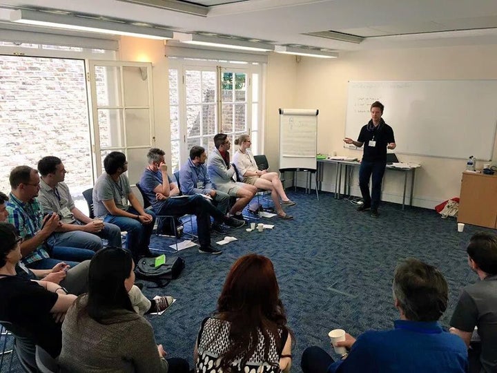 Delivering a language workshop in London