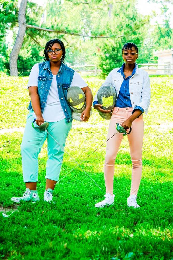 <strong>Chejsa and Kristen, Fencers with the Peter Westbrook Foundation</strong>