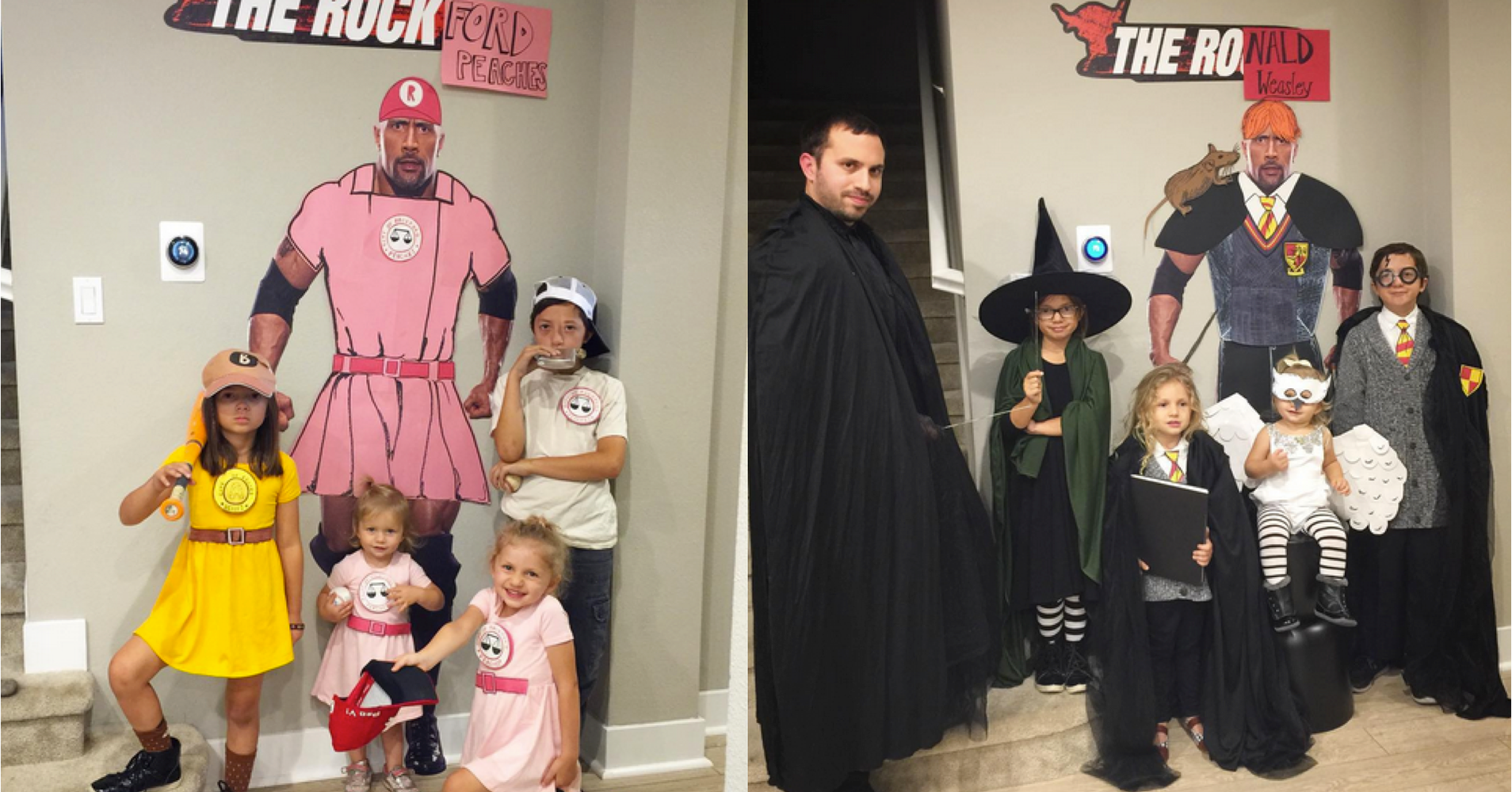 'The Rock' Is Making This Family's Halloween Costumes Hilariously Epic HuffPost