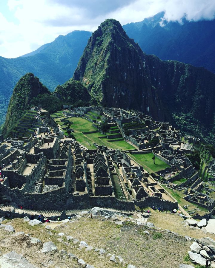 The incredible view from Machu Picchu.