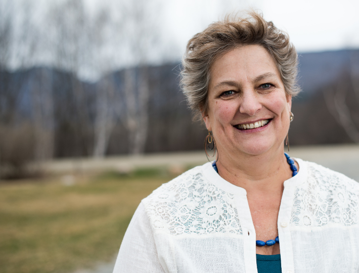 Mari Cordes, 57, a registered nurse and a candidate for the Vermont House of Representatives for the Addison-4 district, was