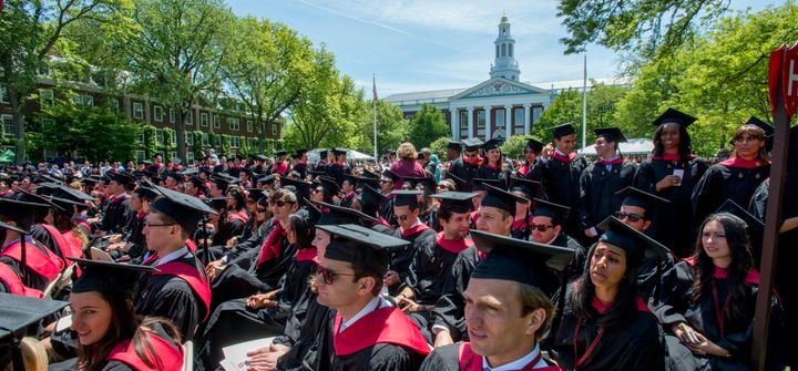 Harvard Business School commencement ceremonies on May 29, 2014. 