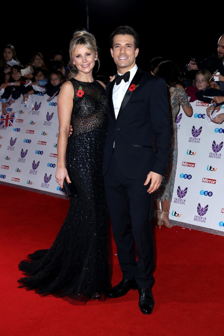 <strong>Danny and girlfriend Carley Stenson </strong>