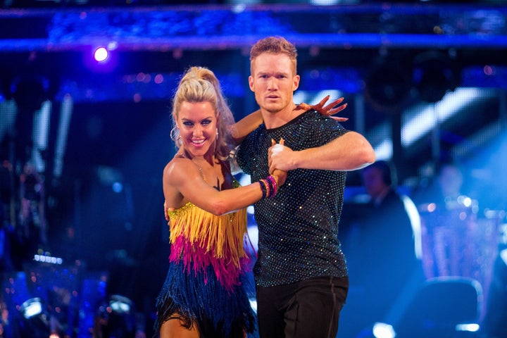 Natalie Lowe and Greg Rutherford