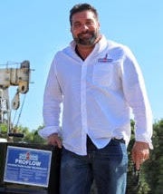 <p>Scott in his typical getup, jeans and cowboy boots.</p>