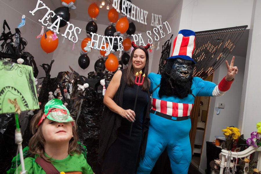 Marni Kotak, "Raising Baby X: My Halloween Birthday Party: Ajax Turns 5," performance, 2016