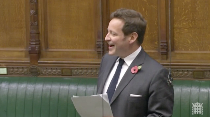 Vaizey made a pointed joke at Labour's expense