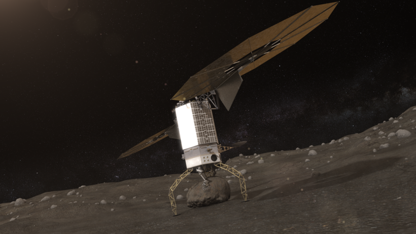 NASA’s current Asteroid Redirect Mission concept envisions a spacecraft grappling a small boulder from a larger asteroid.