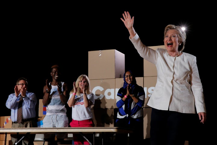 Democratic presidential nominee Hillary Clinton urged supporters in Sanford, Florida, to cast their ballots in the remaining