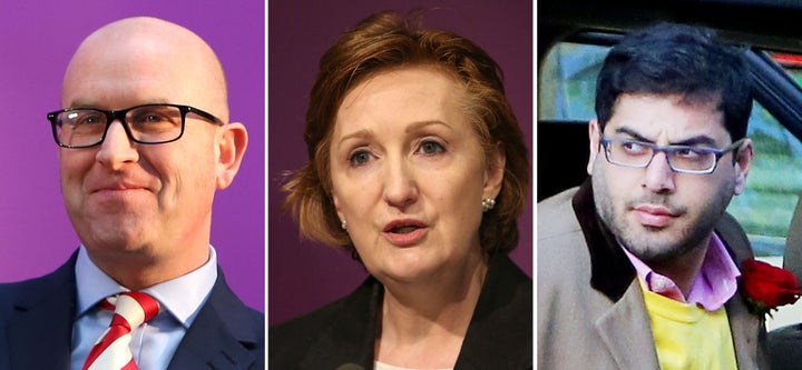 Paul Nuttall, Suzanne Evans and former leadership candidate Raheem Kassam