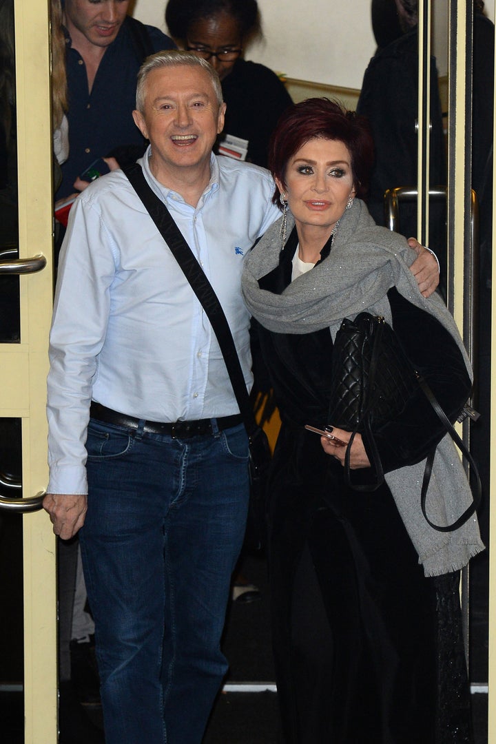 Louis Walsh and Sharon Osbourne