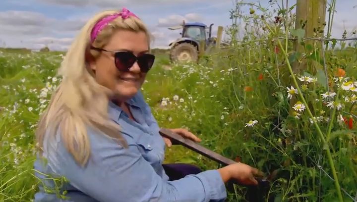 Gemma Collins can't seem to master this rural task