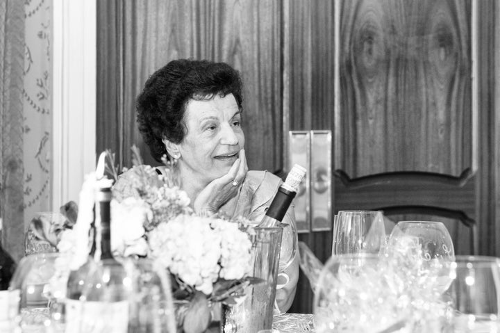 <p>My mother, Anna Luisi, at my bridal shower.</p>