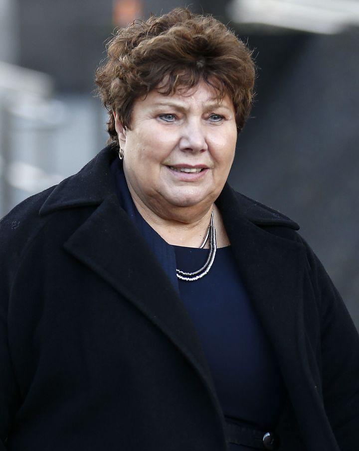 Marie Rimmer outside Glasgow Sheriff Court