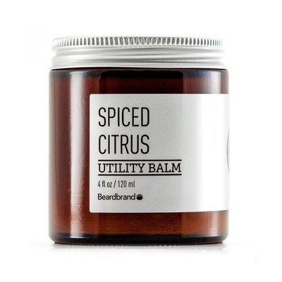 Beardbrand Spiced Citrus Utility Balm, $32, beardbrand.com
