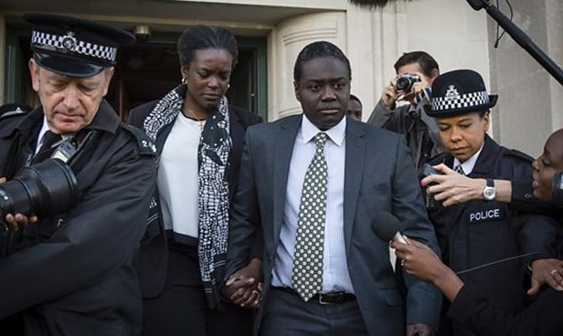 <strong>Babou Ceesay and Wunmi Mosaku play the grieving Taylors in the drama </strong>