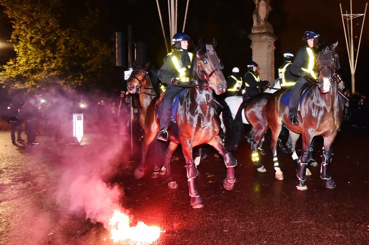 <strong>The scene at last year's Million Mask March</strong>