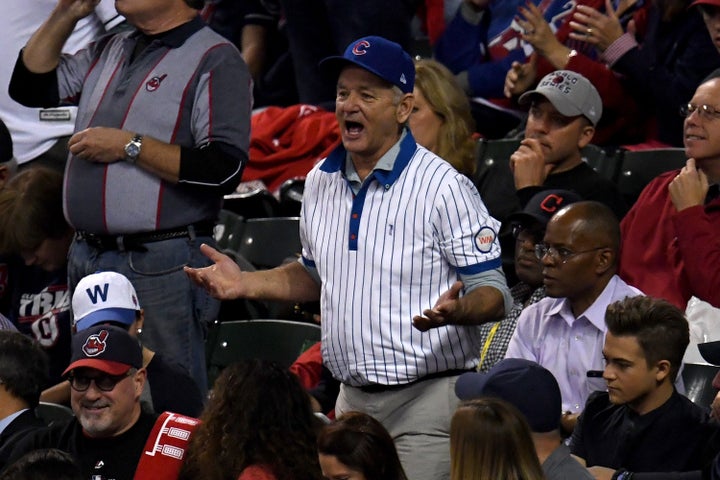 The Illinois-born Cubs fan and comedian has attended all of the games between the Chicaho Cubs and the Cleveland Indians.