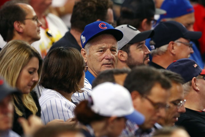 Bill Murray Surprises Cubs Fan With A Seat Next To Him At World Series