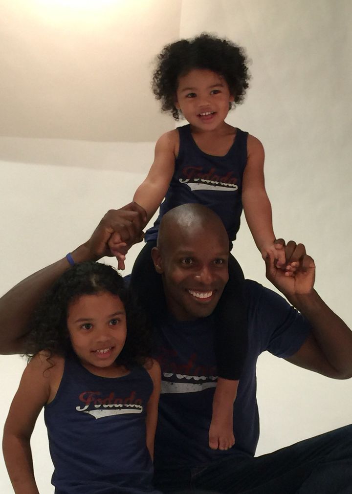 Doyin and his daughters