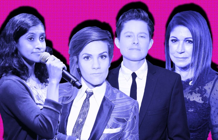 Aparna Nancherla, Cameron Esposito, Rhea Butcher and Caroline Hirsch