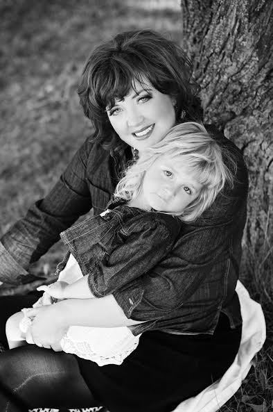 Ganson and her daughter, Anna Violet. “I did it in honor of her,” says Ganson. “But also, I found the term very powerful. It’s universal. If you are a woman and you have a daughter, you read that term and get it immediately.”